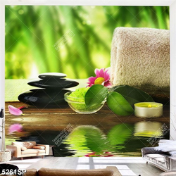 Tranh treo tường spa thảo mộc thiên nhiên