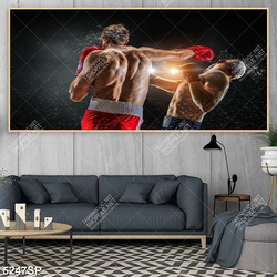 Tranh phong gym treo tường spa sang trọng