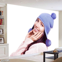 Tranh gương mặt đẹp treo trang trí tường spa