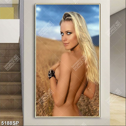 Tranh người mẫu đẹp chất lượng cao trang tri spa