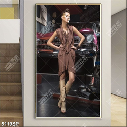 Tranh treo tường spa sang trọng