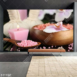 Tranh treo tường spa thảo mộc thiên nhiên