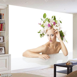 Tranh người mẫu đẹp chất lượng cao trang tri spa