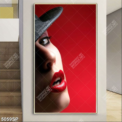 Tranh người mẫu đẹp chất lượng cao trang tri spa