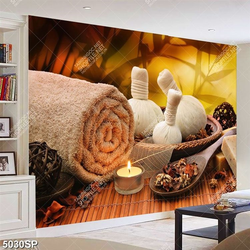 Tranh treo tường spa thảo mộc thiên nhiên