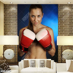 Tranh nữ boxing gợi cảm