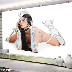 Tranh người mẫu gợi cảm treo trang trí tường spa