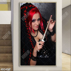 Tranh người đẹp cá tính