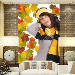 Tranh cô gái trẻ in uv