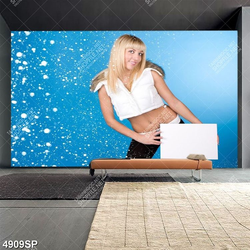 Tranh cô gái trẻ đẹp chất lượng tốt treo spa