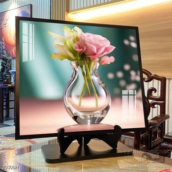 Mẫu tranh bình hoa nghệ thuật decor tường