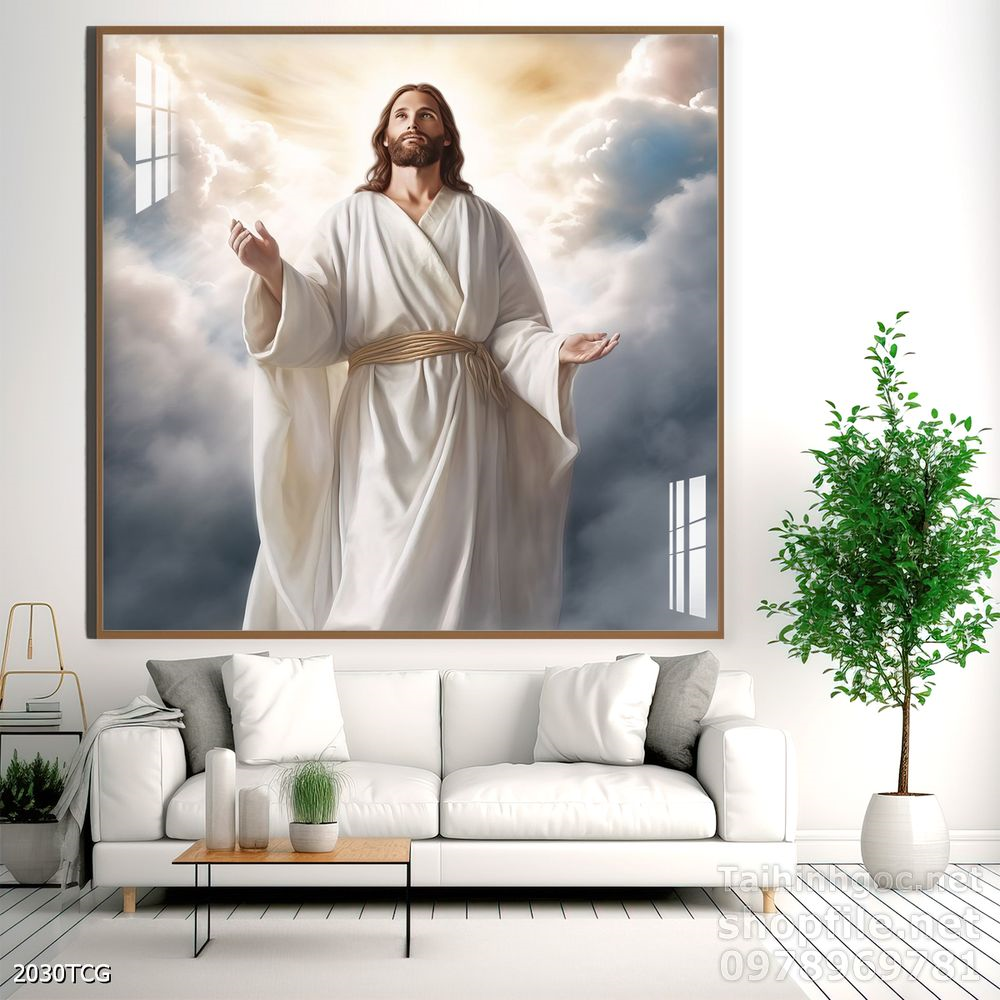File tranh công giáo decor trang trí tường phòng thờ