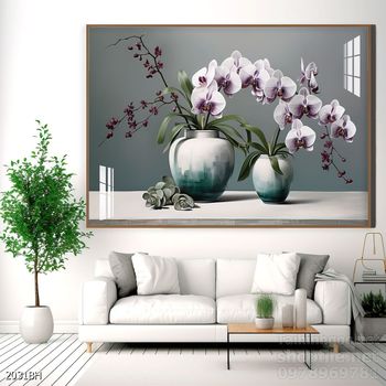 Tranh bình hoa trang trí phòng khách, phòng ăn đẹp