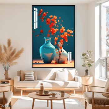 Tranh bình hoa 3D tuyệt đẹp