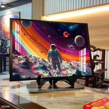 Tranh phi hành gia đẹp