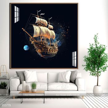 Tranh thuận buồm xuôi gió đẹp ấn tượng