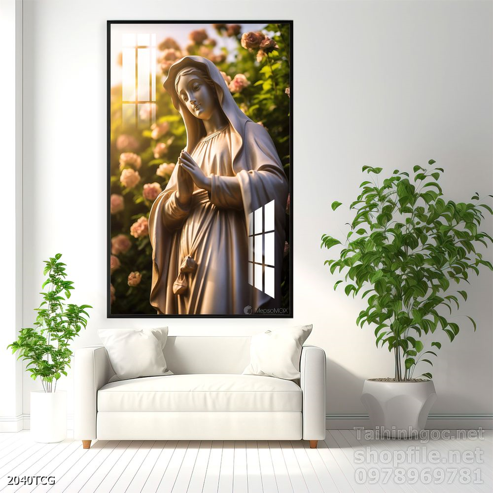 Tranh tranh trí tường công giáo sang trọng