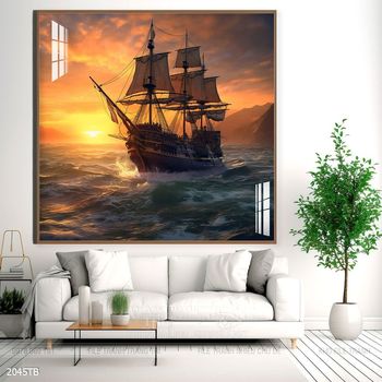 Tranh thuận buồm xuôi gió treo tường đẹp