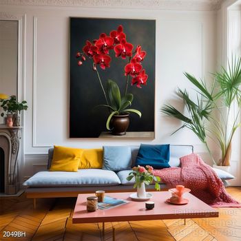 Tranh bình hoa trang trí phòng khách, phòng ăn đẹp