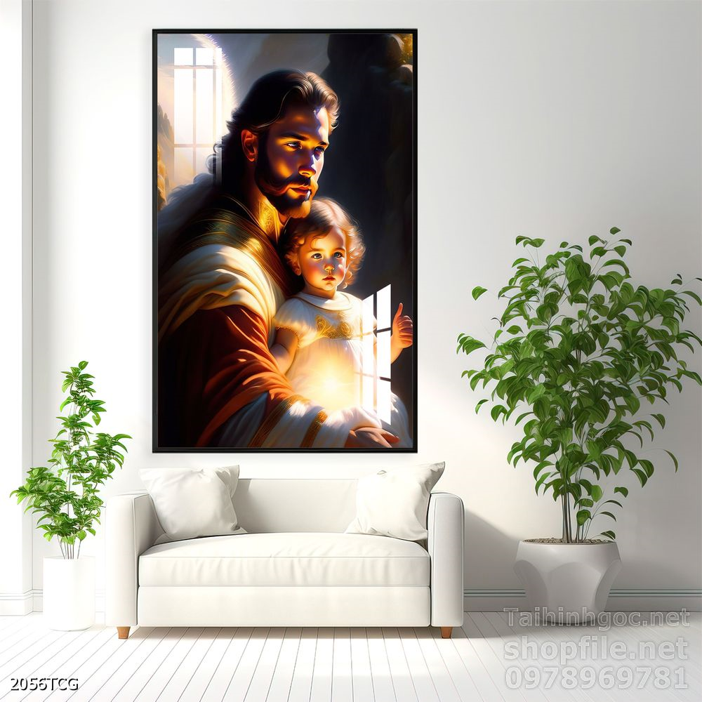 File tranh công giáo decor trang trí tường phòng thờ