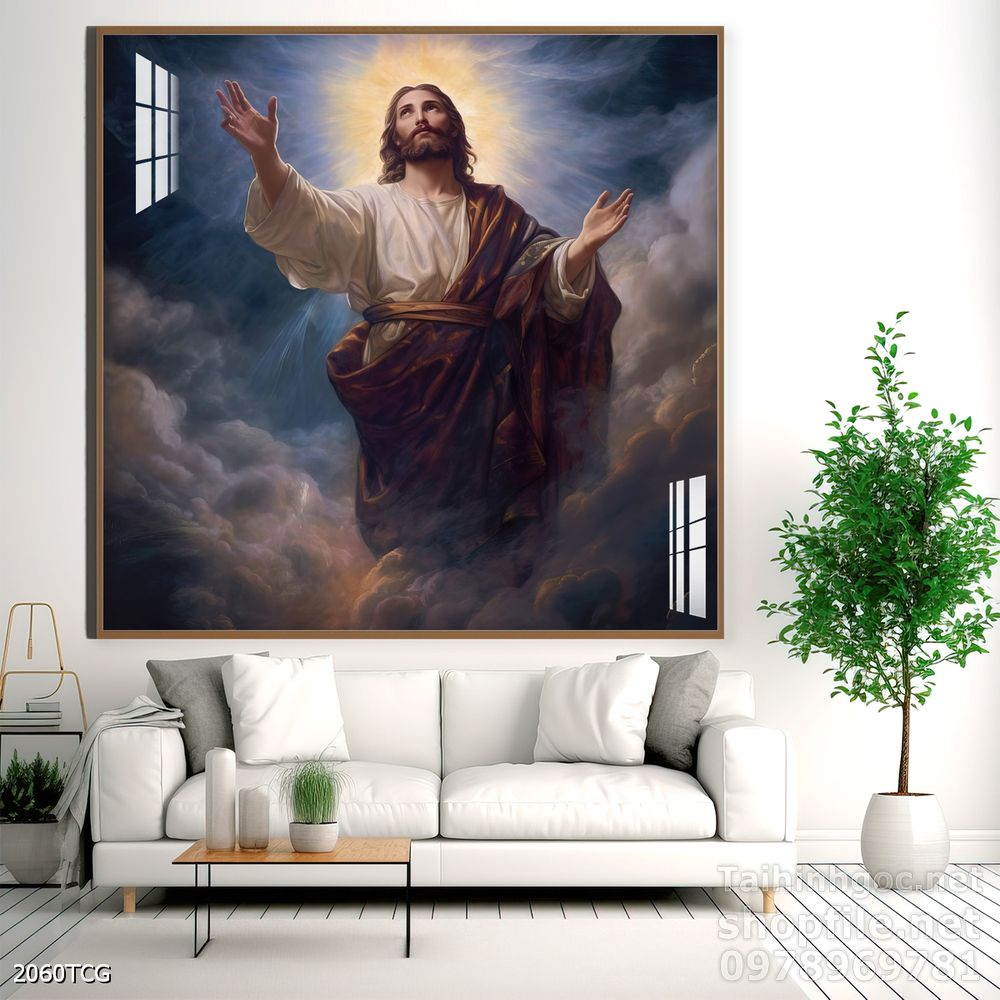 Tranh decor trang trí tường công giáo