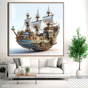 Tranh thuận buồm xuôi gió đẹp