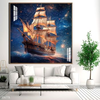 Tranh thuận buồm xuôi gió treo tường đẹp