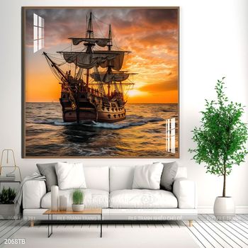 Tranh thuận buồm xuôi gió trang trí tường nhà