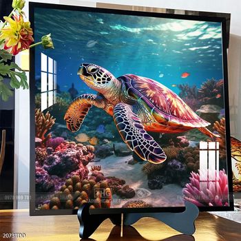 Tranh treo tường cá heo dễ thương