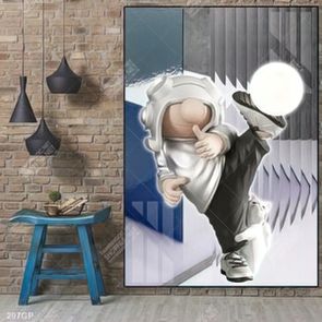 Tranh phi hành gia decor trang trí tường