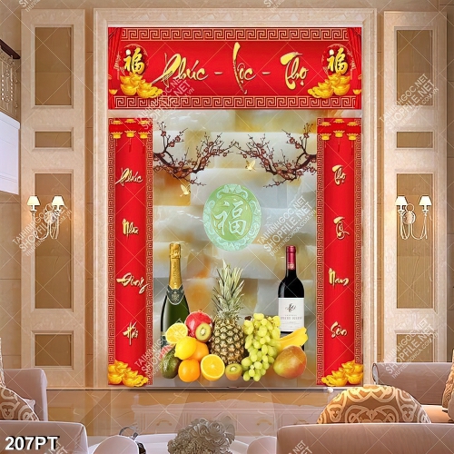 Tranh phòng thờ file psd giả ngọc