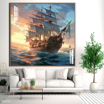 Tranh thuận buồm xuôi gió treo tường đẹp