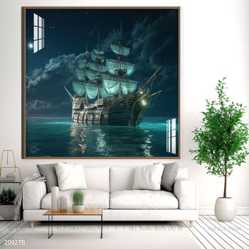 Tranh thuận buồm xuôi gió đẹp ấn tượng