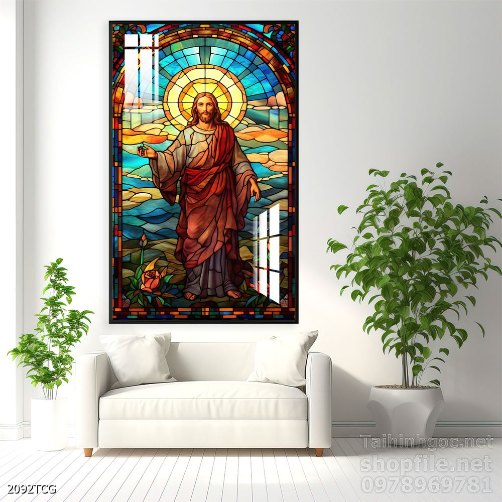 Tranh tranh trí tường công giáo sang trọng