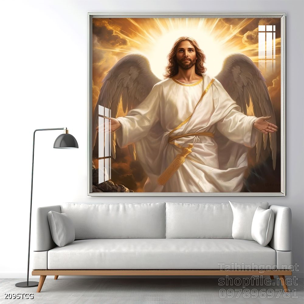 File tranh công giáo decor trang trí tường phòng thờ