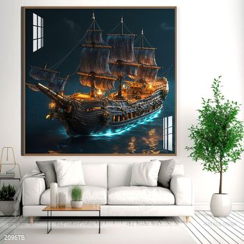 Tranh phong thủy thuận buồm xuôi gió tài lộc đẹp