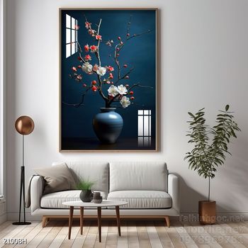 Tranh bình hoa đẹp tinh tế mẫu mới nhất