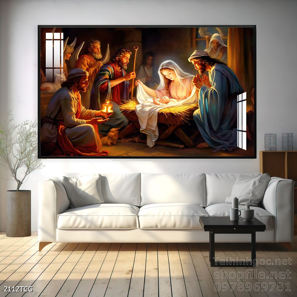 Tranh decor trang trí tường công giáo