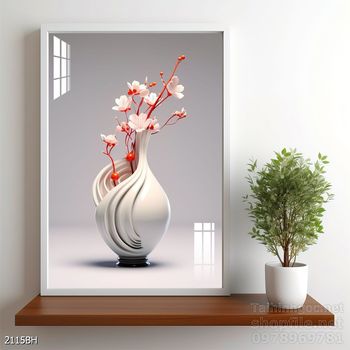 Tranh bình hoa đẹp