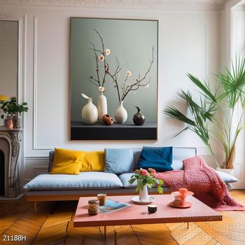 Tranh bình hoa trang trí phòng khách, phòng ăn đẹp