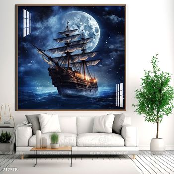 Tranh thuận buồm xuôi gió đẹp