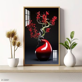 Mẫu tranh bình hoa treo tường đẹp nhất