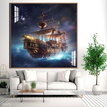 Tranh thuận buồm xuôi gió đẹp