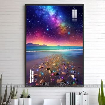 Tranh cá heo decor trang trí tường nhà