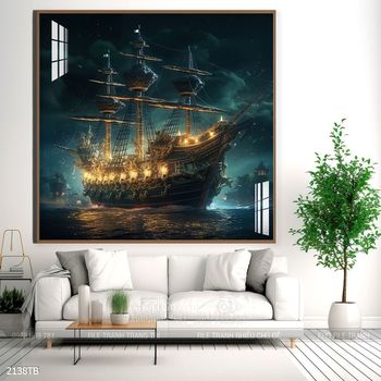 Tranh phong thủy thuận buồm xuôi gió tài lộc đẹp