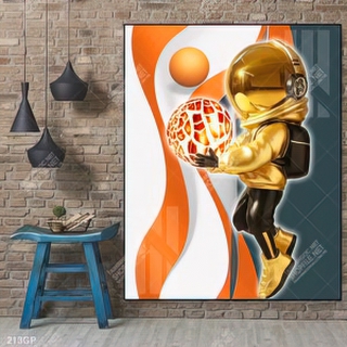 Tranh file gốc phi hành gia chất lượng cao