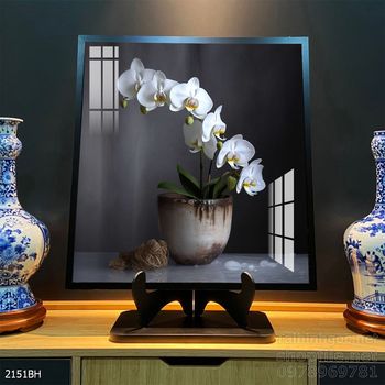 Tranh bình hoa nghệ thuật treo tường