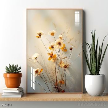 Tranh bình hoa trang trí phòng khách, phòng ăn đẹp