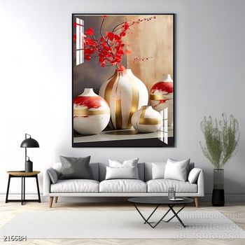 Mẫu tranh bình hoa đẹp hiện đại trang trí tường nhà