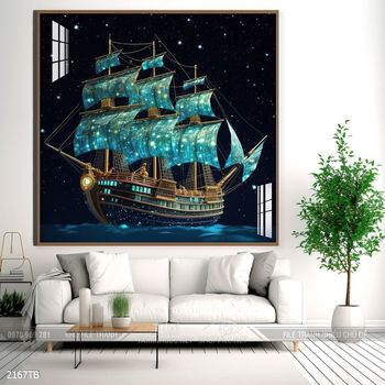 Tranh thuận buồm xuôi gió đẹp ấn tượng